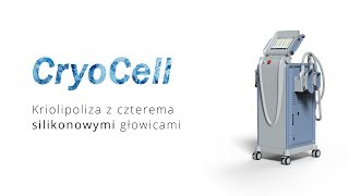 Kriolipoliza CryoCell z czterema silikonowymi głowicami [upl. by Eisac]