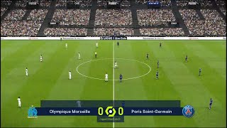 Olympique Marseille vs PSG  Ligue 1  PES 2021  PC Gameplay  4K [upl. by Langham645]