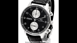 IWC Portugieser Chronograph Automatic Referenz Ref IW3714 7911 [upl. by Ginsberg632]