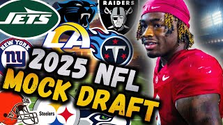 2025 NFL Mock Draft  Jalen Milroes Rise to QB1 Isnt What You Think [upl. by Kooima]