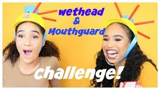 MOUTHGUARD amp WET HEAD CHALLENGE WITH MY TWIN [upl. by Nya]