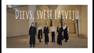 Latvijas valsts himna quotDievs svētī Latvijuquot [upl. by Obel588]