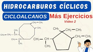 Nomenclatura de CICLOALCANOS con FÓRMULA MOLECULAR [upl. by Greyso]