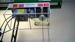 Beta Max Hoist  High Speed Wire Rope Hoist  Gemini Plus 110v and 220v 1200lb [upl. by Ayek]