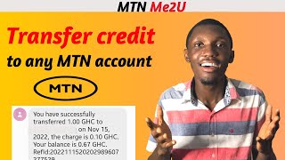 Code to Transfer AIRTIME on MTN  LATEST [upl. by Marne]