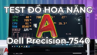 Test hiệu năng Dell Precision 7540 với 10 File Auto CAD RẤT NẶNG [upl. by Nyrad]