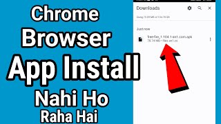 App not installed problem  Chrome app not installed problem  App not installed [upl. by Lema187]