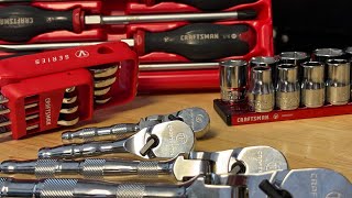 Craftsman Tools Vseries Wrenches Ratchets Screwdrivers and Sockets Unboxing and Close Look [upl. by Swainson]