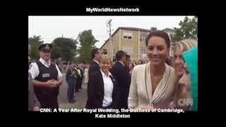 Kate Duchess of Cambridge One Year after Royal Wedding [upl. by Ahsinyd]