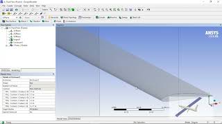 How to create Half UAV wing model in CFD Ansys [upl. by Giulia174]