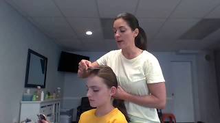 Head Check for Lice on Longer Hair [upl. by Jaine]