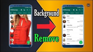 Fm Whatsapp me Photo Lagane ke baad remove kaise Karen  Whatsapp background Change  FmWhatsapp [upl. by Kunin752]