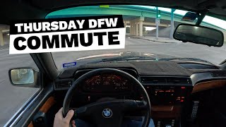 1984 BMW 733i e23 POV Drive  Timelapse [upl. by Adnarram]