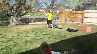 Setting Up a Trampoline Time Lapse [upl. by Enybor]