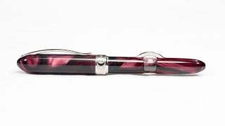 Fountain Pen Review Visconti Millennium Arc Moonlight [upl. by Ilrahc]