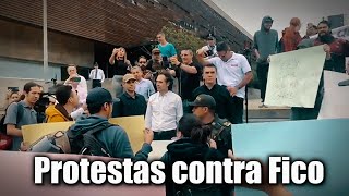 🛑un grupo de jóvenes protesto contra el candidato Fico Gutiérrez en el Parque de los Pies Descalzos👇 [upl. by Rhines]