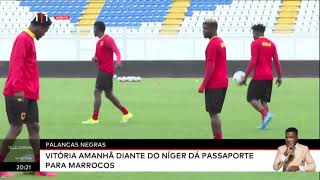 Palancas Negras  Vitória amanhã diante do Níger dá passaporte Chany Marrocos [upl. by Ecinrev]