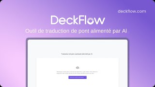 wwwDeckflowcom Le Meilleur Traducteur de Powerpoint [upl. by Hernardo]