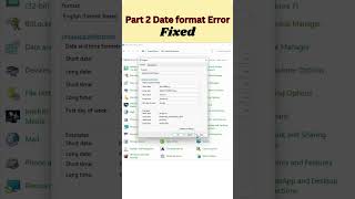 Part 2 Fix Error of date format ddmmyyyy in excel part2 excelshorts [upl. by Proulx605]