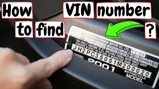 How to Find VIN number on car🚖Vehicle Identification Number Decoder Location Chassis Frame [upl. by Elehcor]