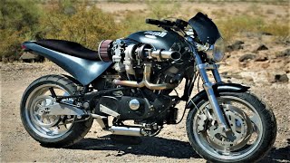 Turbocharged Buell M2 quotPsiclonequot  FULL BUILD [upl. by Eelra]