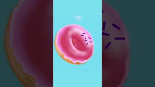 Realistic 3d doughnut in procreate [upl. by Quiteria305]