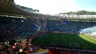 ROMAlazio 2292013 GOL LJAJIC ANNULLATO KLOSE E GRAZIE ROMA LIVE CURVA SUD [upl. by Eneliak]