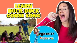 Learn Duck Duck Goose Song for Kids Children Duck Duck Goose Game by Patty Shukla Official Video [upl. by Fernand]