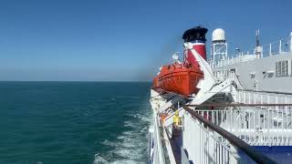 MV Stena Vision View Aft from the Bridge 21924 [upl. by Yrrab]