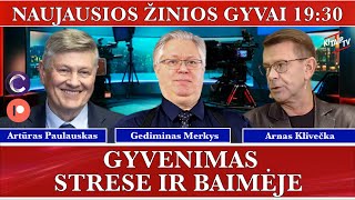 Gyvai GYVENIMAS STRESE IR BAIMĖJE [upl. by Joktan]