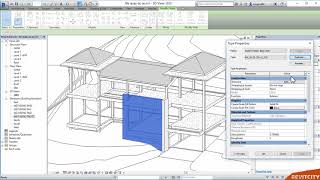 REVIT  Level 1  Tạo tường cơ bản  Basic Wall [upl. by Akehsal]