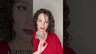 Easy Holiday Curly Hairstyle  LowDensity Friendly  curlyhairstyles holidayhairstyles [upl. by Refanej188]