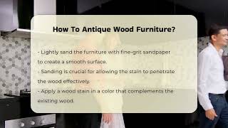 How To Antique Wood Furniture  CountyOfficeorg [upl. by Jyoti]