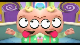 Cocomelon Looby Loo Dance Off Song Funny Faces and Cute Facial Expressions [upl. by Aliuqet]