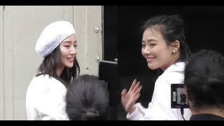 Janine Chang 张钧甯 amp Sandra Ma Sichun 马思纯  Paris Fashion Week 2 october 2018 show Chanel [upl. by Yroc]