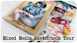 Surreal Art Sketchbook Tour [upl. by Nirrek]