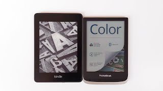 Amazon Paperwhite 4 vs Pocketbook COLOR eInk [upl. by Roer453]