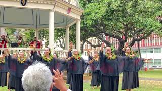 quotKe Alohaquot with Hula  Kuana Torres Kahele amp Hālau Māluaki’iwailehua [upl. by Nitaj]