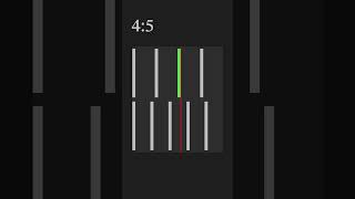 4 over 5 Polyrhythm Try Tapping Along music math visualization [upl. by Edithe]