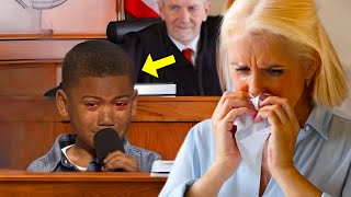 Little Boy Tells Judge THIS During Adoption Hearing Then Court Immediately Stops Everything [upl. by Sutelc]