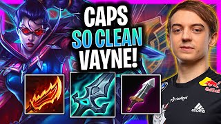 CAPS IS SO CLEAN WITH VAYNE  G2 Caps Plays Vayne Top vs Dr Mundo Season 2024 [upl. by Tirzah]