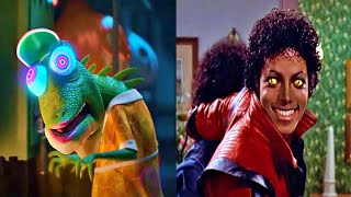 Michael Jackson Thriller and Sing Thriller Comparison [upl. by Odelia]