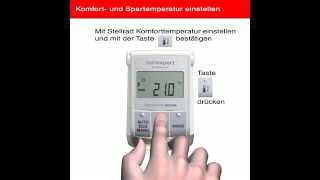 Honeywell Rondostat Energy HR25 Heizkörperthermostat  Programmierung [upl. by Arais]