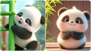 Cute Little Panda Beautiful Picture 🖼️ai shortfeed cuteanimal babyanimals viralvideo [upl. by Akayas]