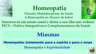 Miasmas  Homeopatia e Espiritualidade  Gelson [upl. by Giulia]