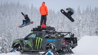 KEN BLOCK’S RAPTORTRAX SHREDFEST WITH ZAK HALE amp ETHAN DEISS [upl. by Akimas]