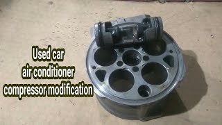 Used car air conditioner compressor modification [upl. by Annej]