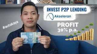 REVIEW AKSELERAN  P2P LENDING KREDIT PRODUKTIF [upl. by Trillbee]