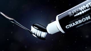 SUPERWHITE BLACK EDITION  Dentifrice au Charbon Actif [upl. by Sivet73]