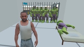 Franklin Helped Hulk In Police Station 😱 INDIAN BIKES DRIVING 3D [upl. by Nyrehtac]